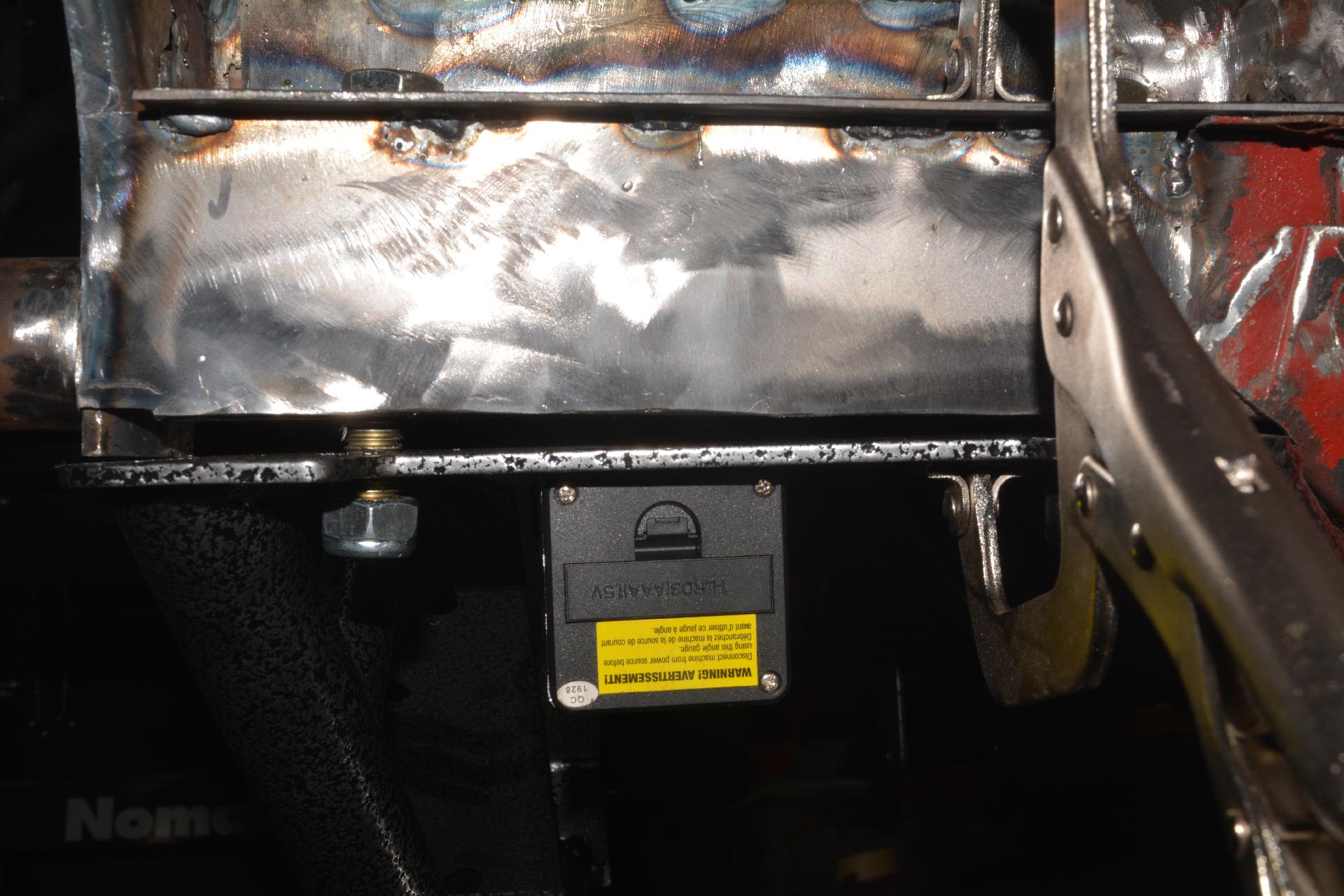Large gap between the k-member and the new frame