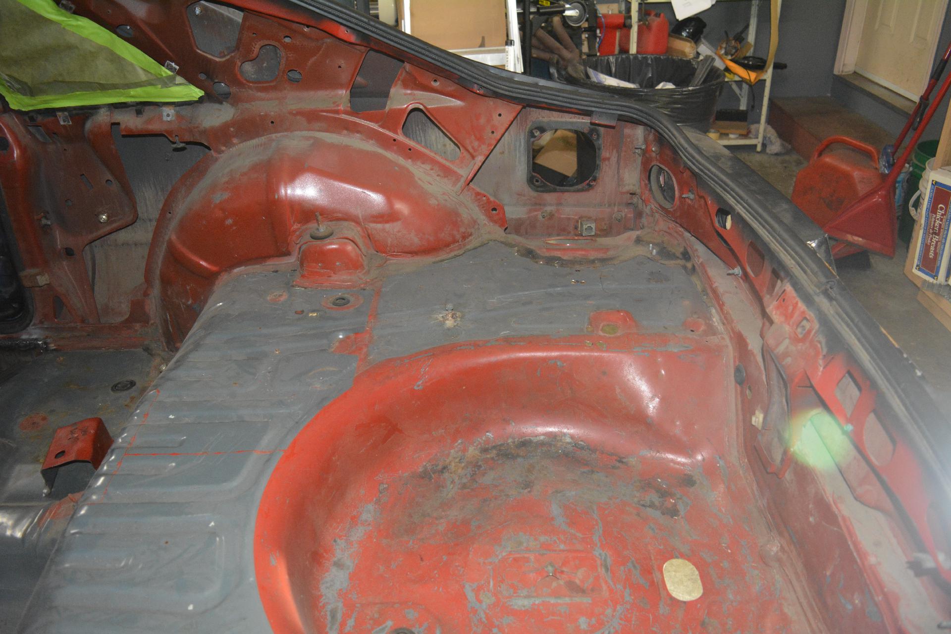 Passenger side before
