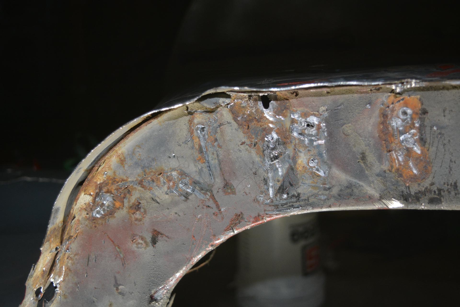 Frame with brackets removed