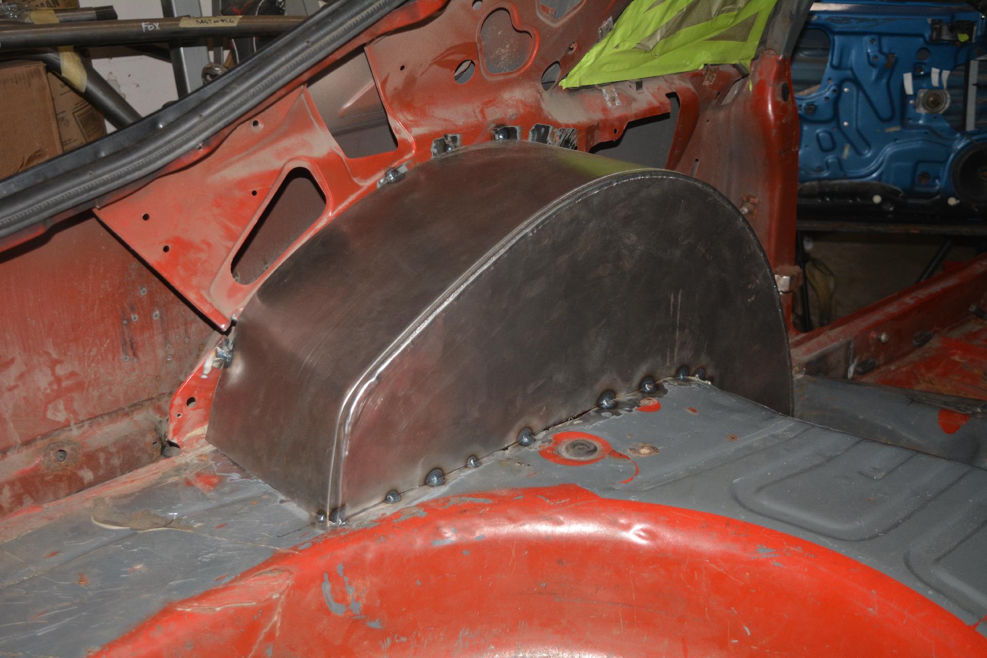 driver side tacked in