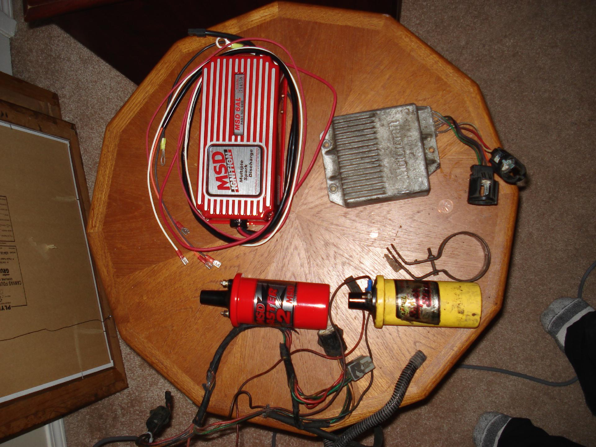 Old ignition and new MSD ignition