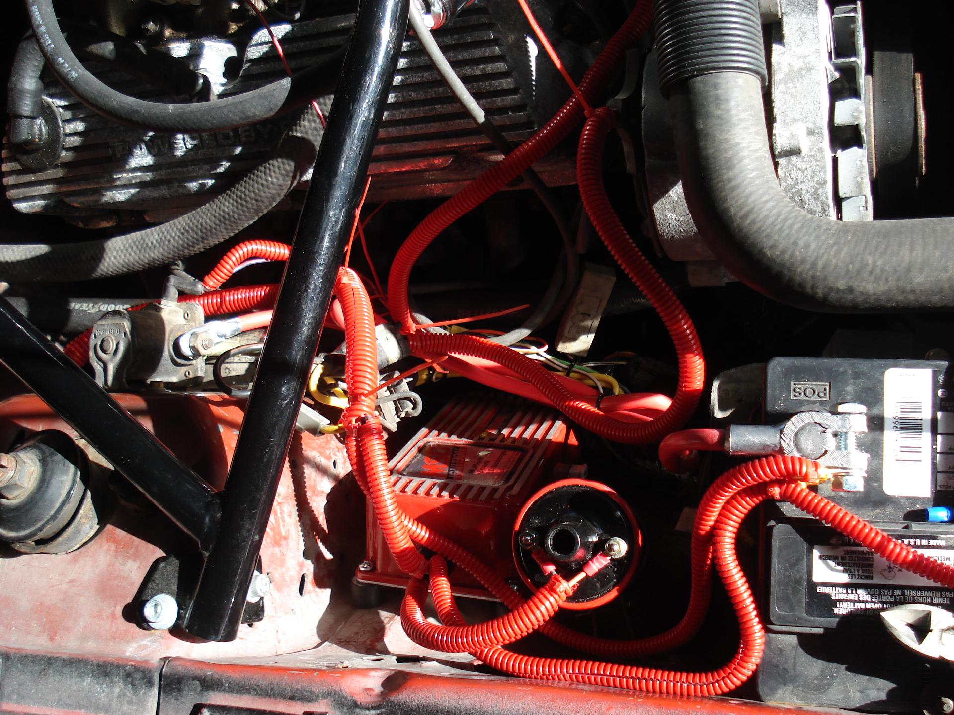 New ignition module and coil mounted