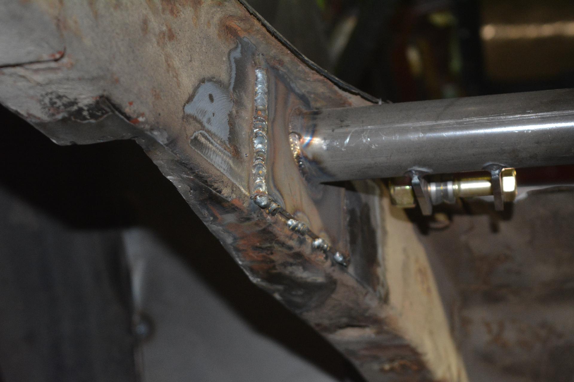 Drivers side welded