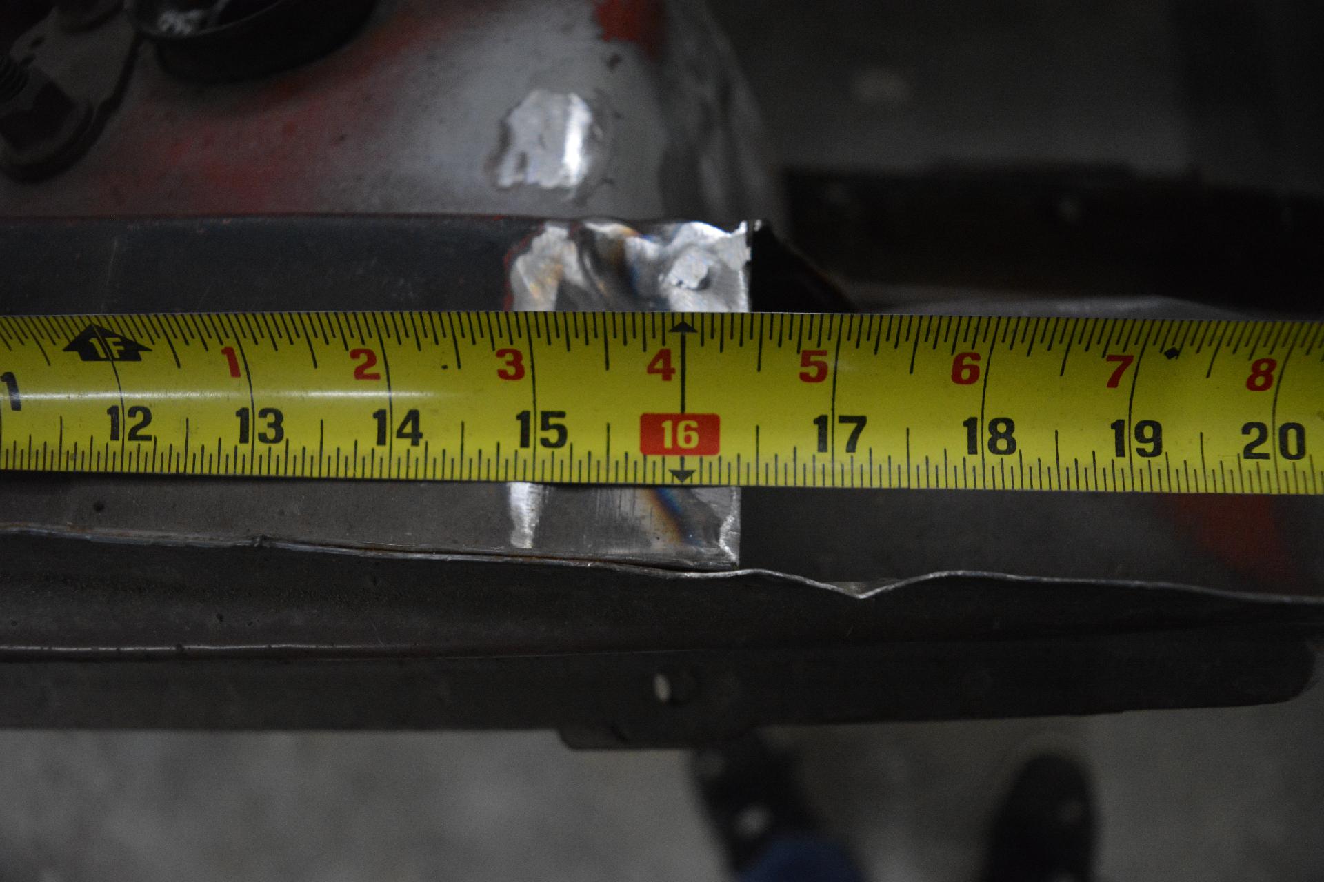 Frame already at 16 1/4" maybe no cutting required